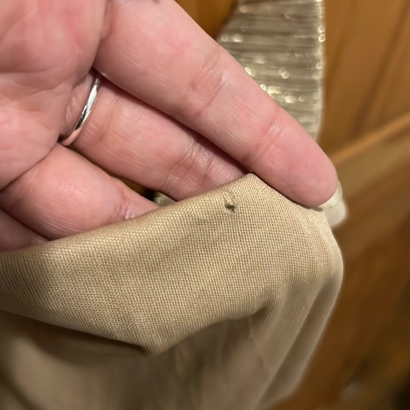 PLT Shape Gold Plisse Strappy Bodycon Dress - Picture 6 of 8